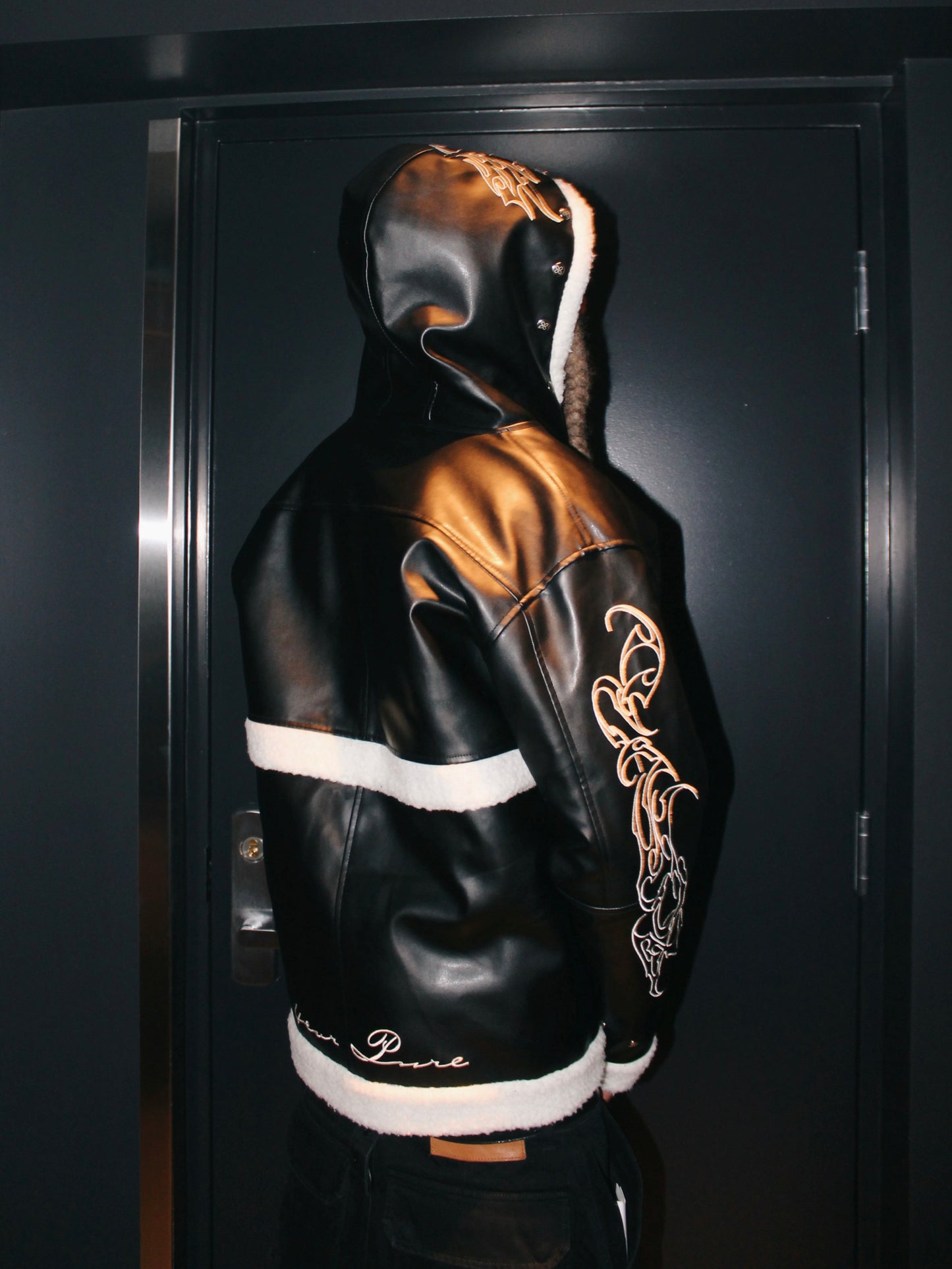 SHERPA LEATHER JACKET