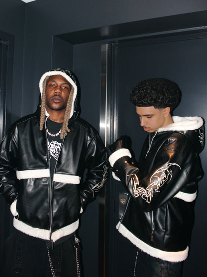 SHERPA LEATHER JACKET