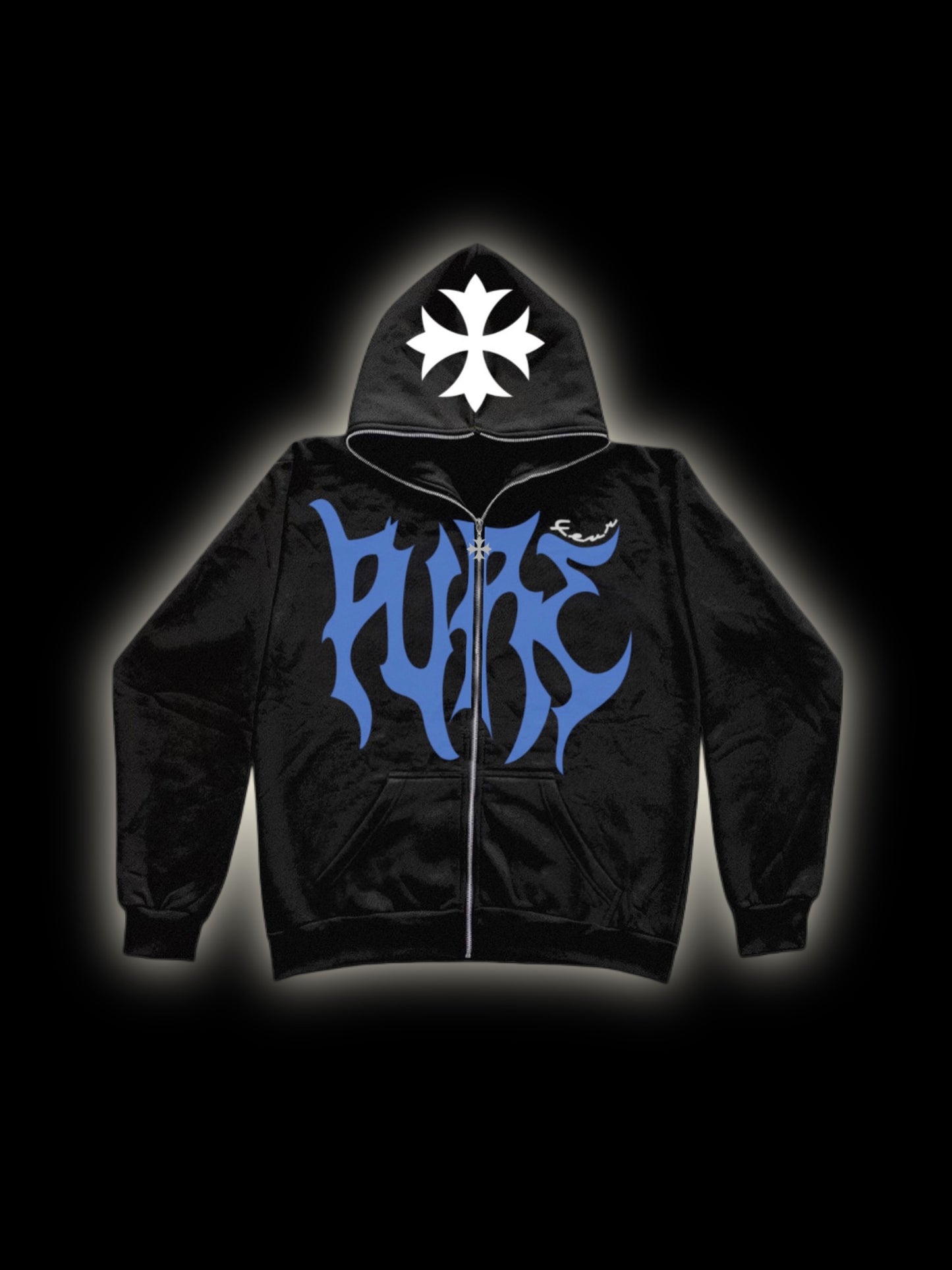 CROSS PUFF FULL ZIP BLACK